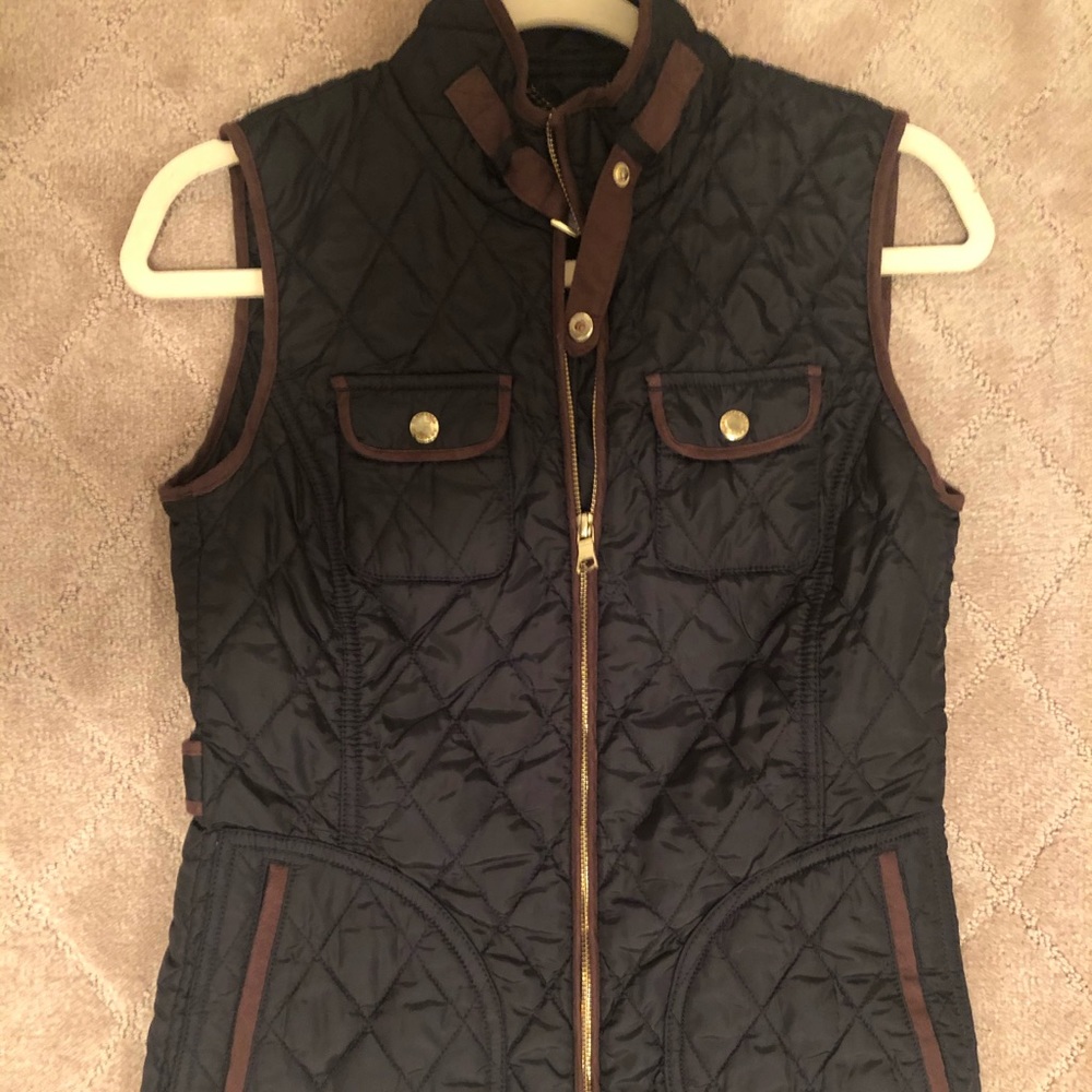 Banana Republic Brown Womens Puffer Vest